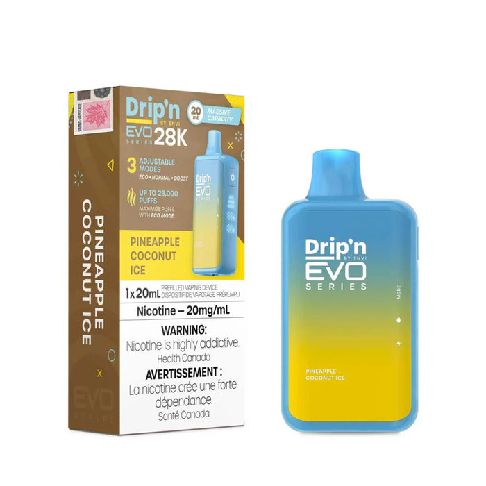 Drip'n by ENVI EVO Series 28K Disposable - Pineapple Coconut Ice 20mg
