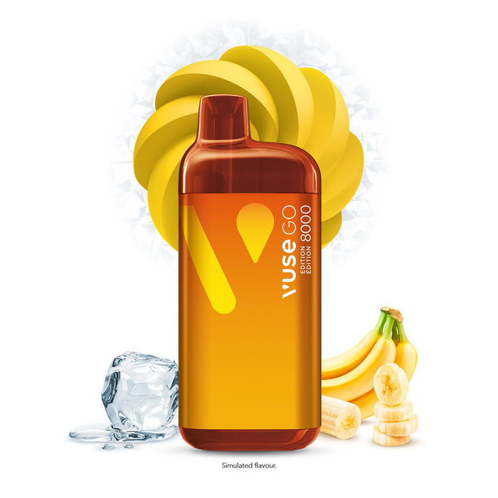 Vuse GO Edition 8000 - Banana Ice 20mg