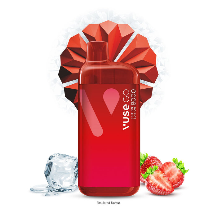Vuse GO Edition 8000 - Strawberry Ice 20mg