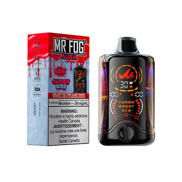 Mr. Fog Aura 60K Disposable - Cherry Kiss 20mg