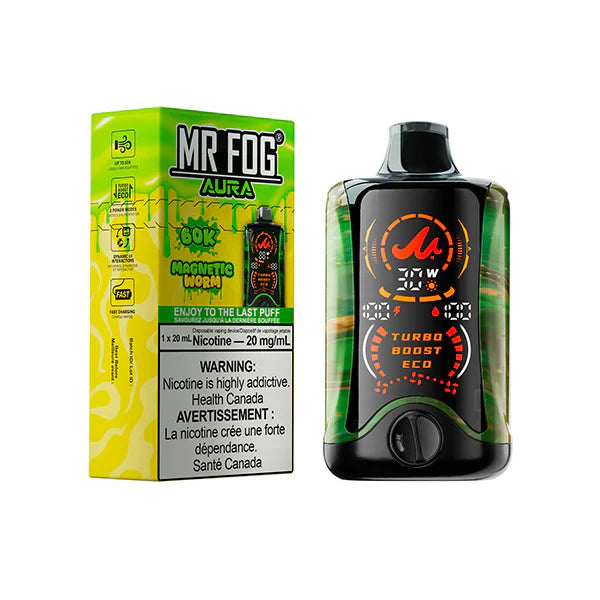 Mr. Fog Aura 60K Disposable - Magnetic Worm 20mg