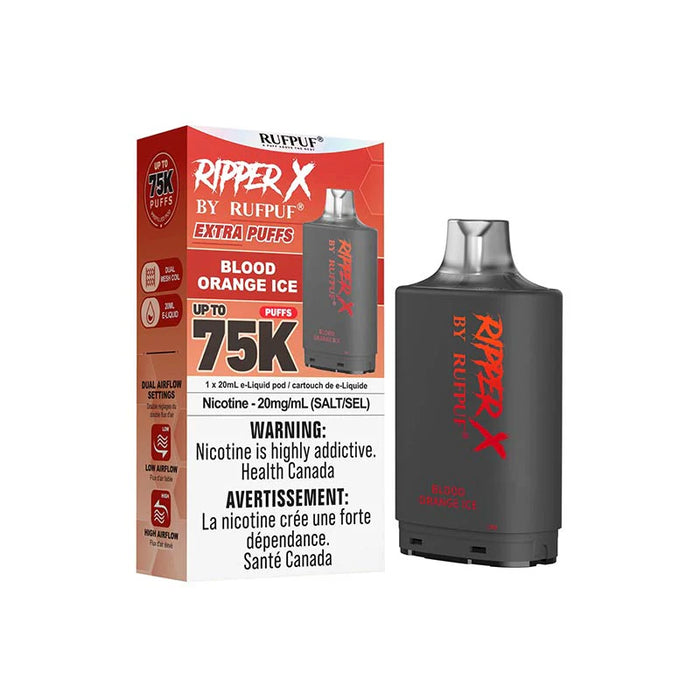 RIPPER X by RUFPUF 75K Pod - Blood Orange Ice 20mg