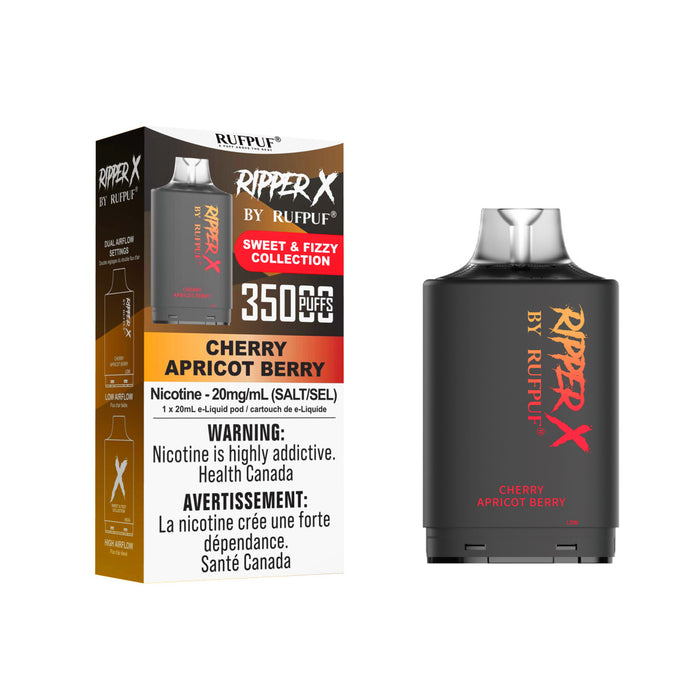 RIPPER X by RUFPUF 35K Pod - Cherry Apricot Berry 20mg