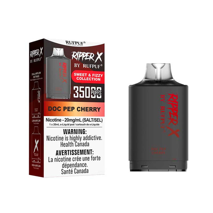 RIPPER X by RUFPUF 35K Pod - Doc Pep Cherry 20mg