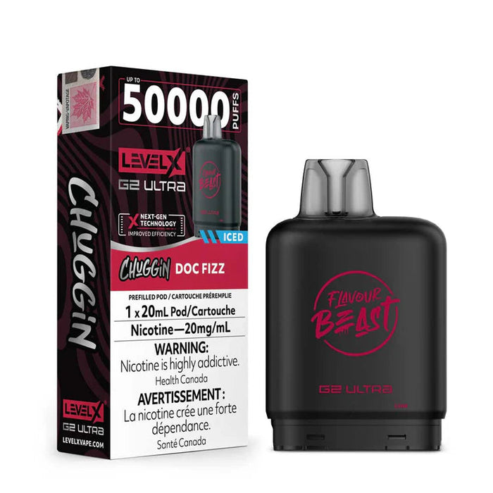 Level X Flavour Beast G2 Ultra - Chuggin' Doc Fizz Iced 20mg