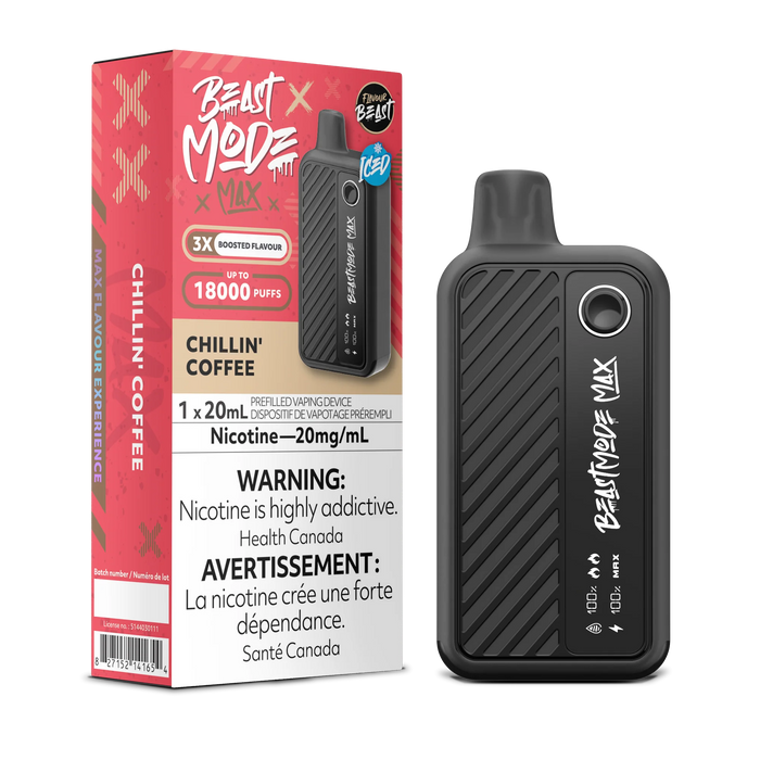 Flavour Beast Beast Mode Max 18K Disposable - Chillin' Coffee 20mg