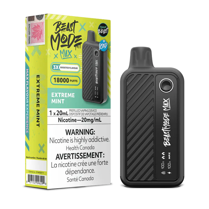 Flavour Beast Beast Mode Max 18K Disposable - Extreme Mint Iced 20mg