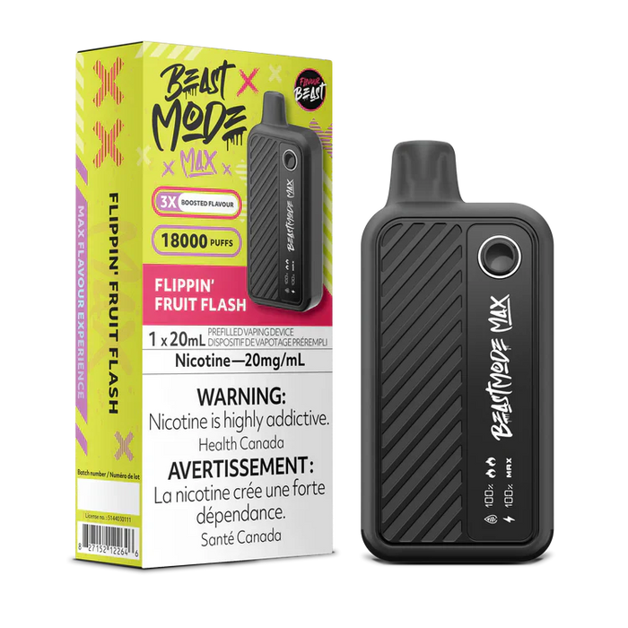Flavour Beast Beast Mode Max 18K Disposable - Flippin' Fruit Flash 20mg