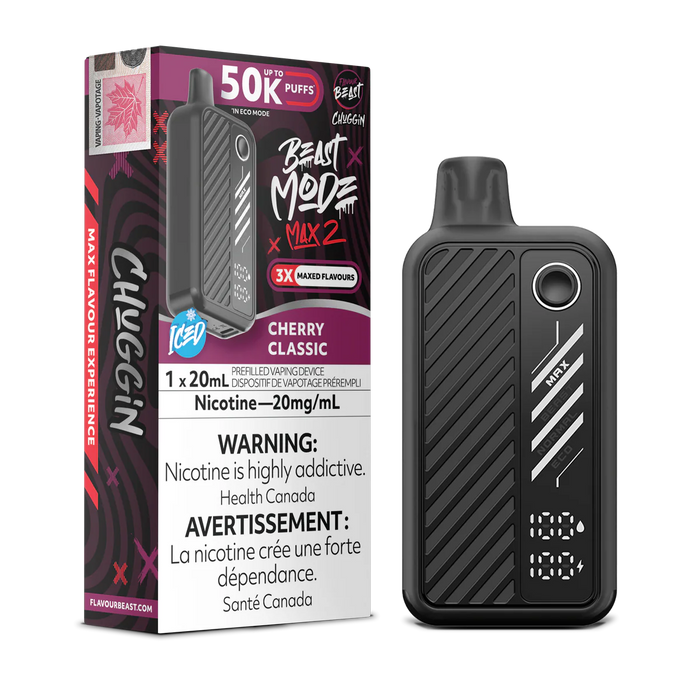 Flavour Beast Beast Mode Max 2 Disposable - Chuggin' Cherry Classic 20mg