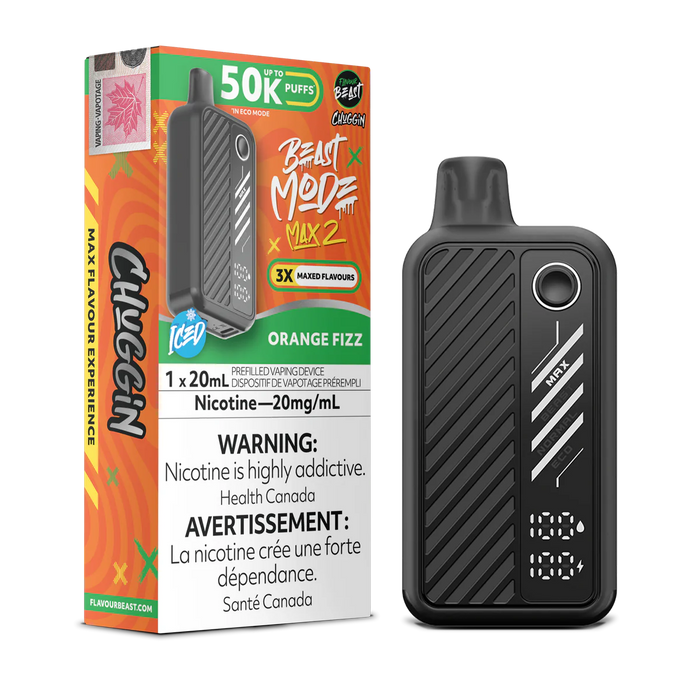 Flavour Beast Beast Mode Max 2 Disposable - Orange Fizz 20mg