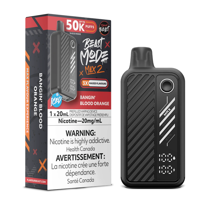Flavour Beast Beast Mode Max 2 Disposable - Bangin' Blood Orange 20mg