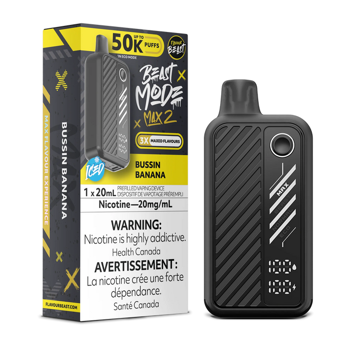 Flavour Beast Beast Mode Max 2 Disposable - Bussin' Banana 20mg