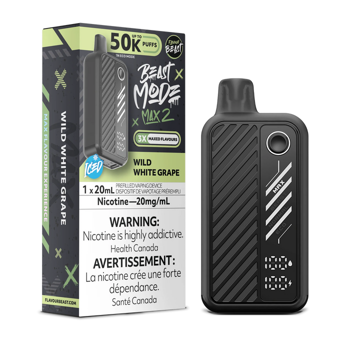 Flavour Beast Beast Mode Max 2 Disposable - Wild White Grape 20mg