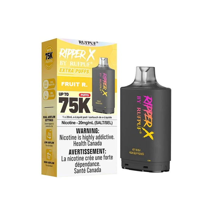 RIPPER X by RUFPUF 75K Pod - Fruit R. 20mg