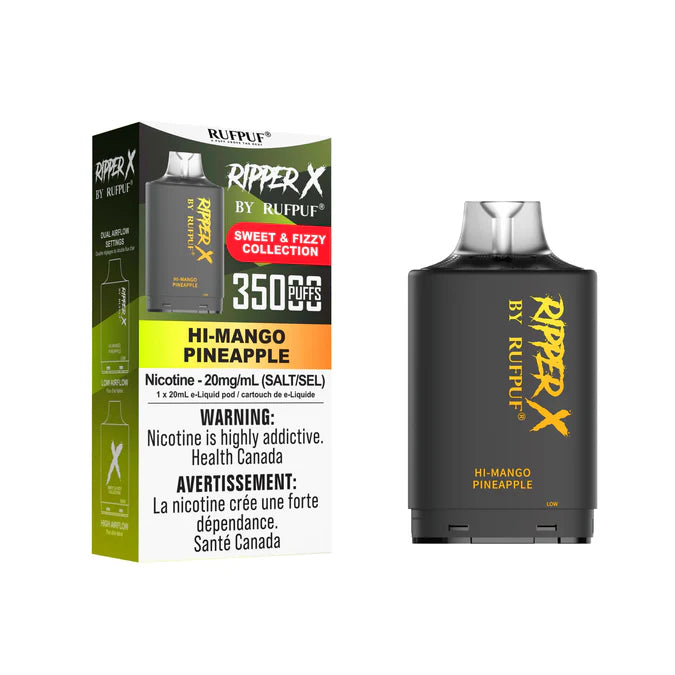 RIPPER X by RUFPUF 35K Pod - Hi-Mango Pineapple 20mg