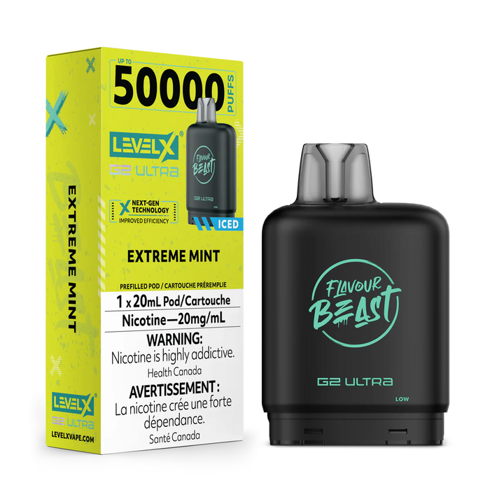 Level X Flavour Beast G2 Ultra - Extreme Mint Iced 20mg