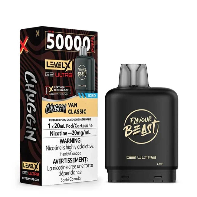 Level X Flavour Beast G2 Ultra - Chuggin' Coff Classic Iced 20mg
