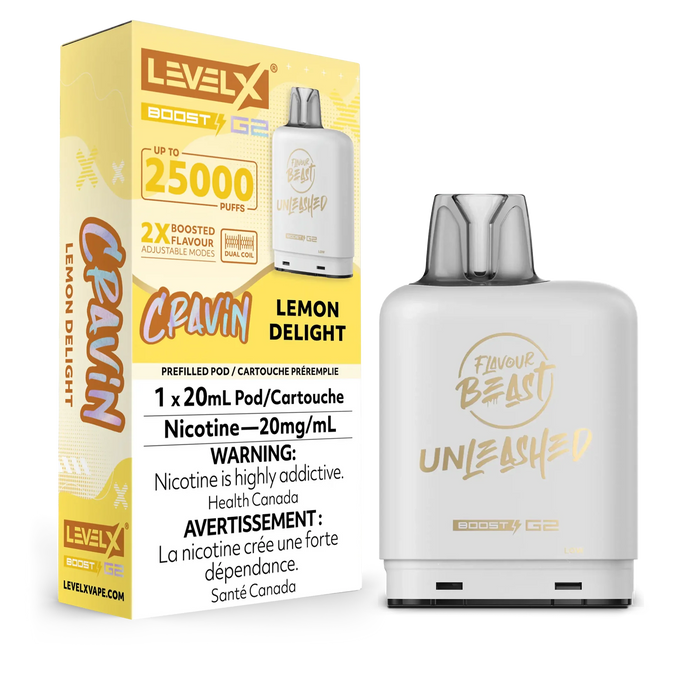 Level X Flavour Beast Unleashed Boost G2 - Epic Lemon D. 20mg