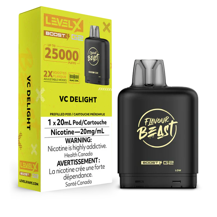Level X Flavour Beast Boost G2 - VC Delight 20mg