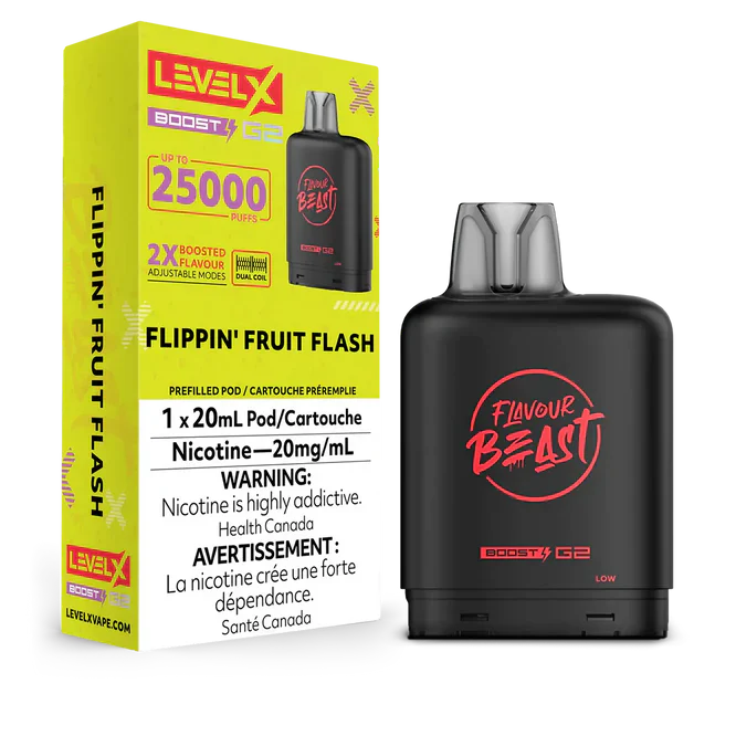 Level X Flavour Beast Boost G2 - Flippin' Fruit Flash 20mg