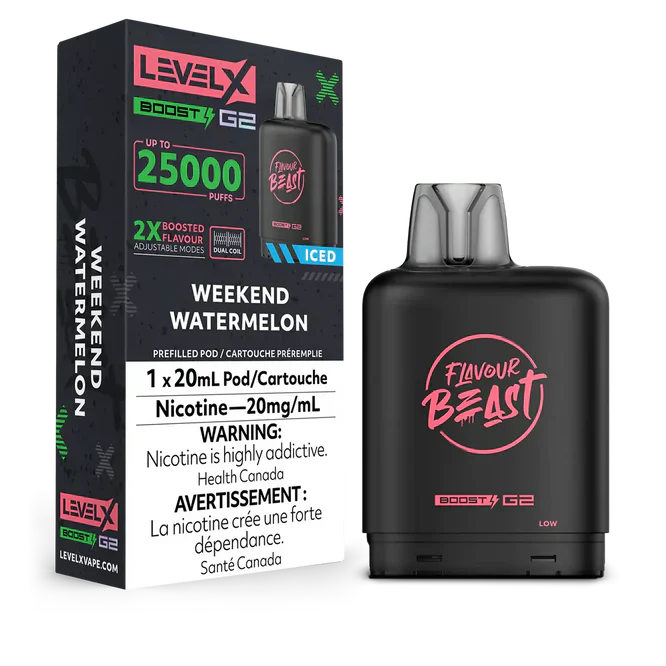 Level X Flavour Beast Boost G2 - Weekend Watermelon 20mg