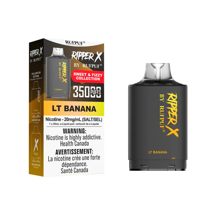 RIPPER X by RUFPUF 35K Pod - LT Banana 20mg