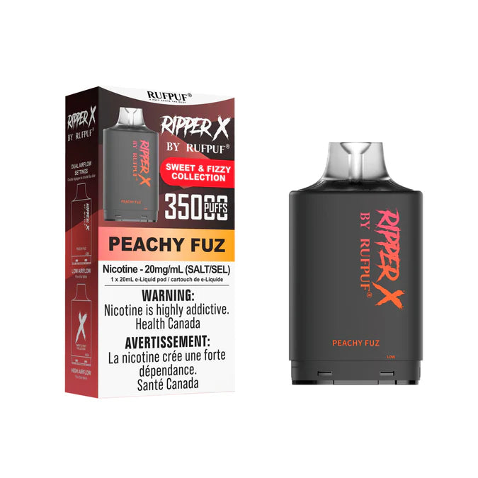 RIPPER X by RUFPUF 35K Pod - Peachy Fuz 20mg