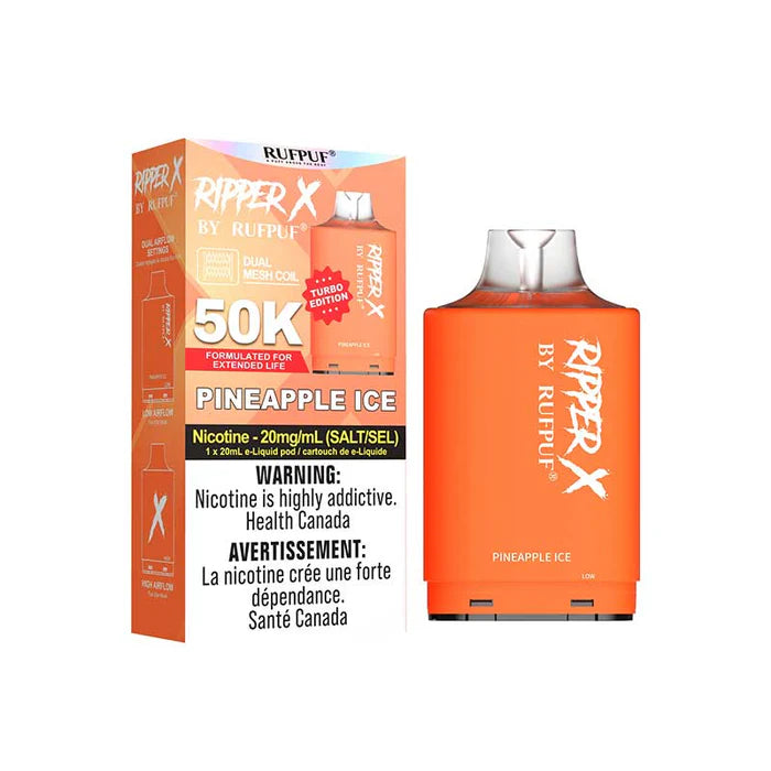 RIPPER X by RUFPUF 50K Pod - Pineapple Ice 20mg