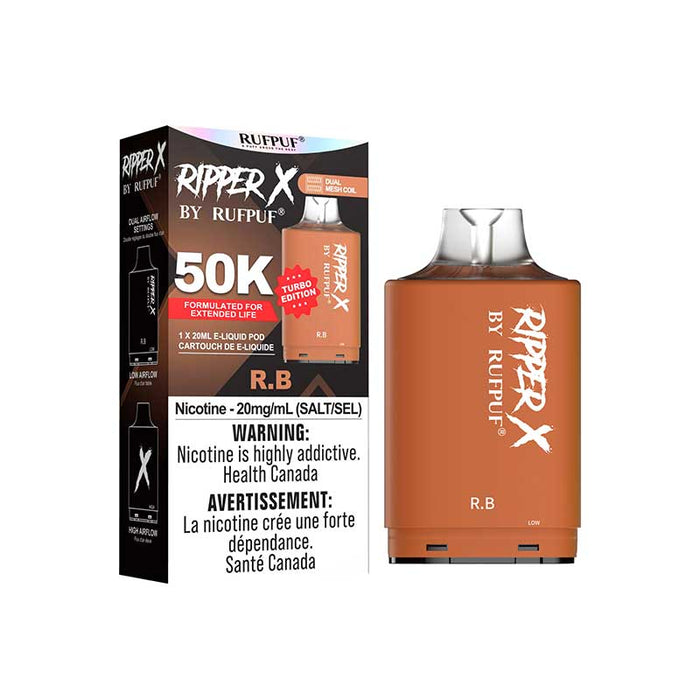 RIPPER X by RUFPUF 50K Pod - R.B. 20mg