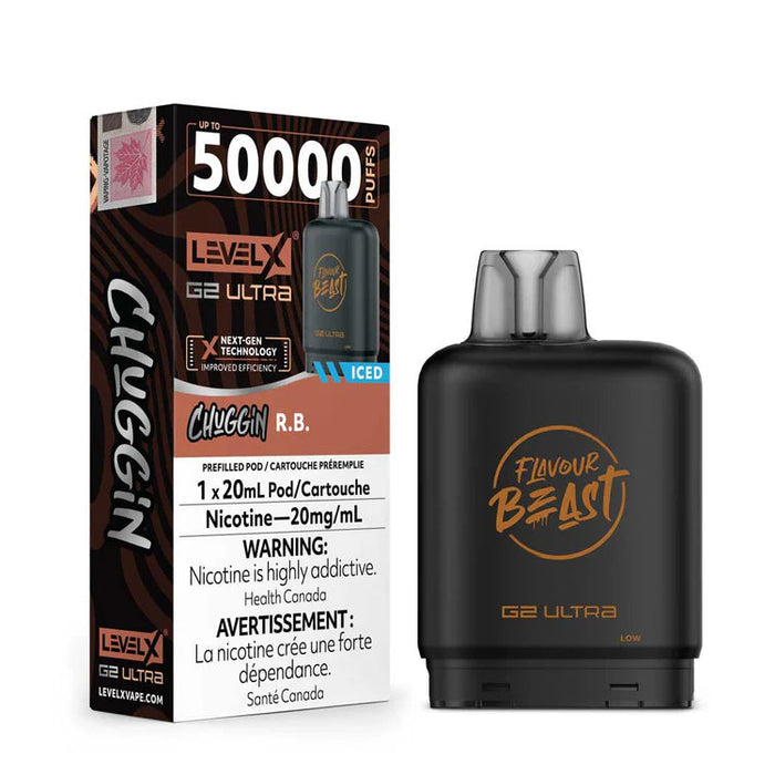 Level X Flavour Beast G2 Ultra - Chuggin' R.B. Iced 20mg