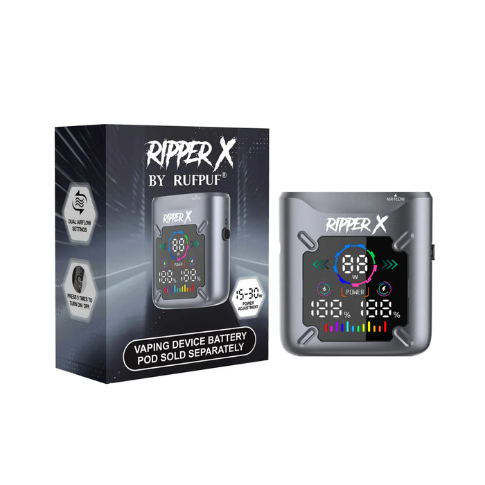 Ripper X Ultra V2 Battery Metallic Gray 20mg