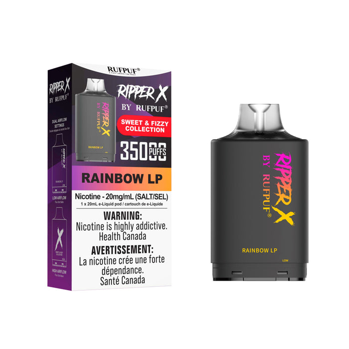 RIPPER X by RUFPUF 35K Pod - Rainbow LP 20mg
