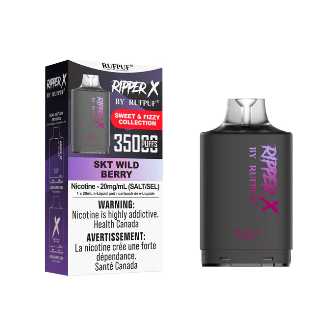 RIPPER X by RUFPUF 35K Pod - SKT Wild Berry 20mg
