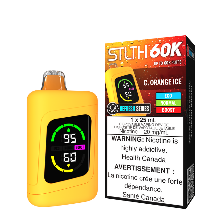 STLTH 60K Disposable - Refresh Series C Orange Ice 20mg