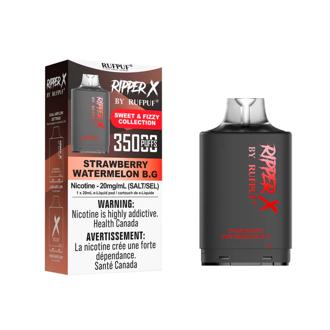 RIPPER X by RUFPUF 35K Pod - Strawberry Watermelon B.G. 20mg