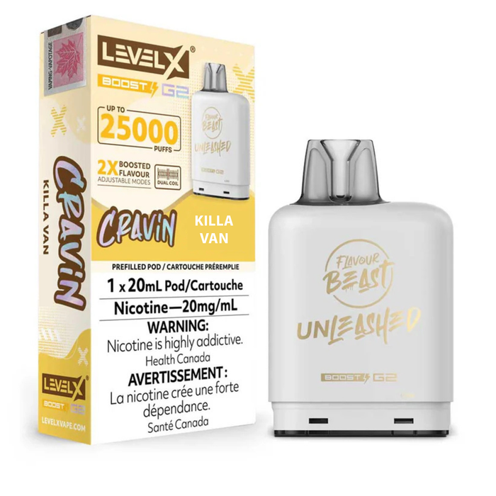 Level X Flavour Beast Unleashed Boost G2 - Epic Killa Van 20mg