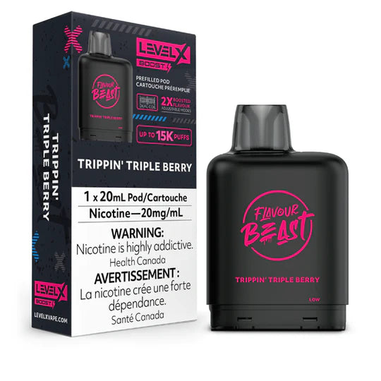Level X Flavour Beast Boost G2 - Trippin Triple Berry 20mg
