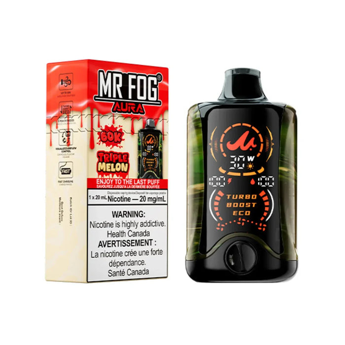 Mr. Fog Aura 60K Disposable - Triple Melon 20mg