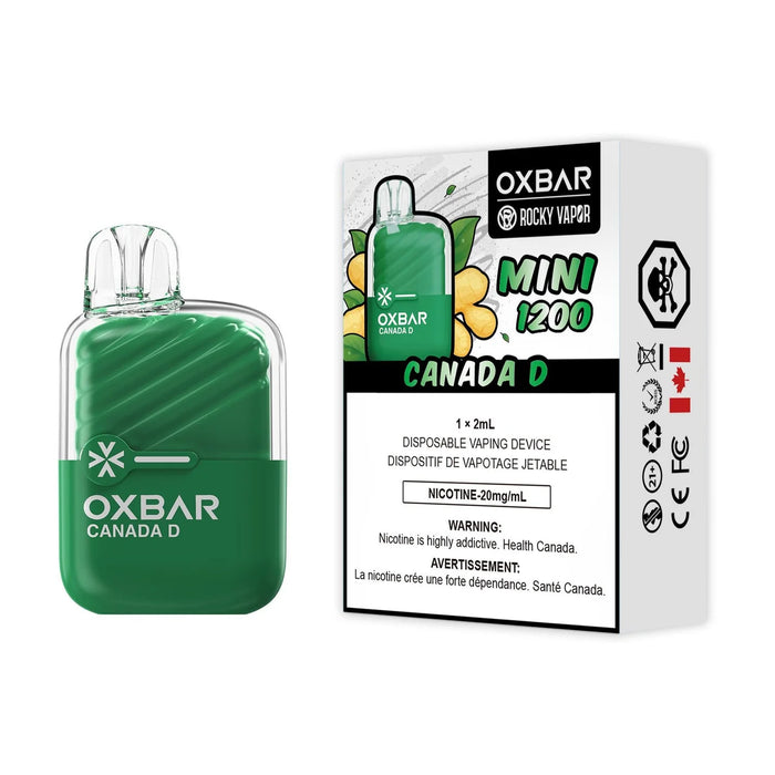 Rocky Vapor OXBAR Mini 1200 Disposable - Canada D 20mg