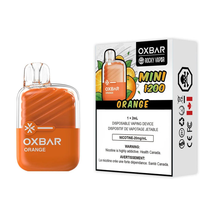 Rocky Vapor OXBAR Mini 1200 Disposable - Orange 20mg
