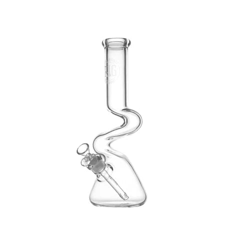 Rebel Initiate Glassworks 14'' Z-Shape Water Pipe