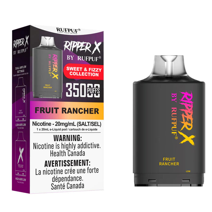 RIPPER X by RUFPUF 35K Pod - Fruit Rancher 20mg