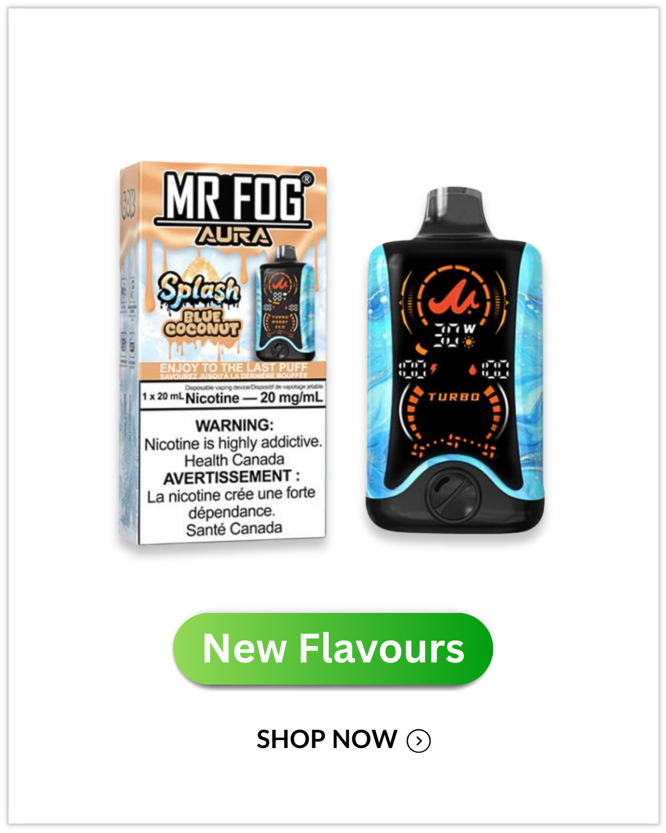 Mr. Fog Aura 60K Disposables Splash Series