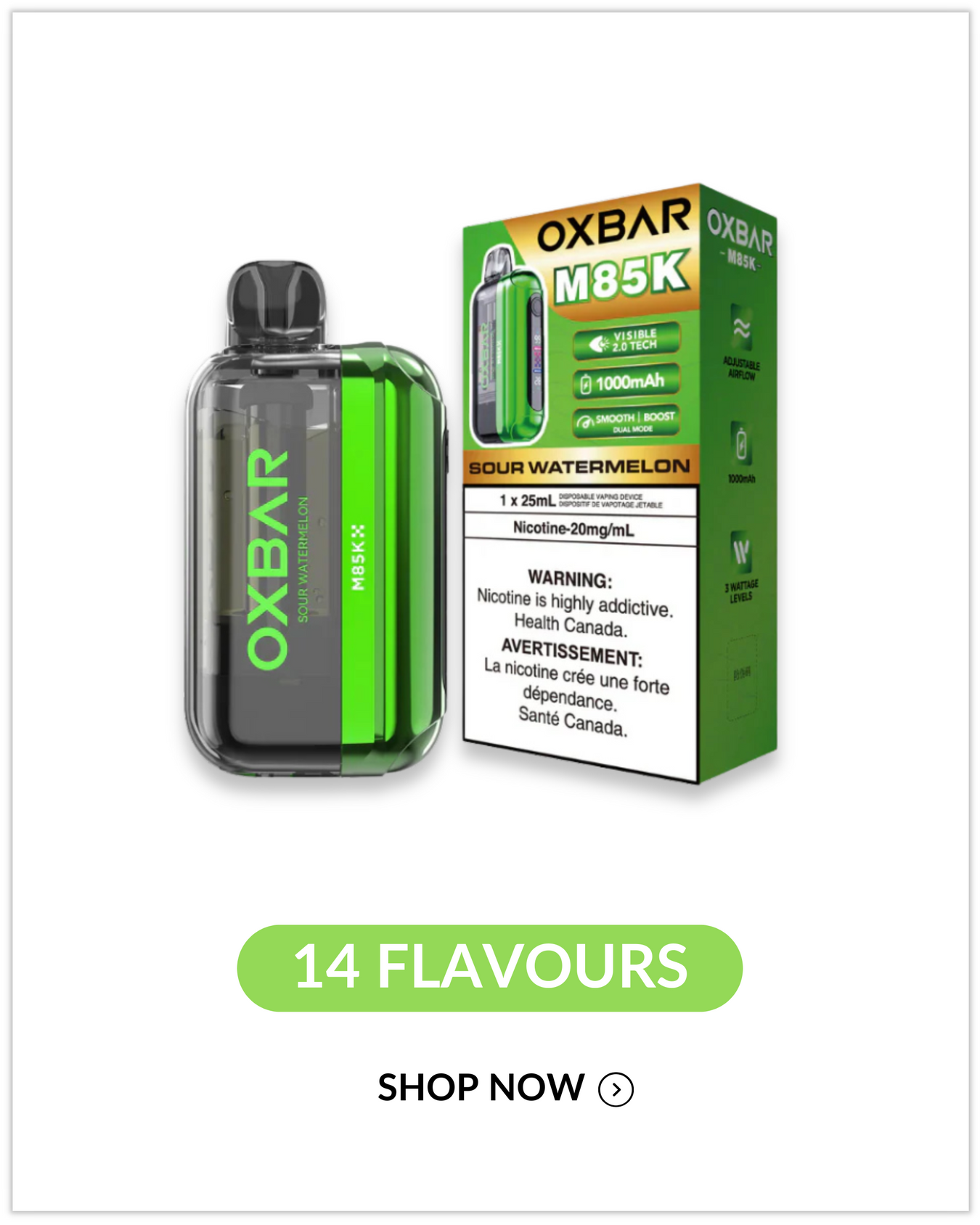 Oxbar M85K Disposables