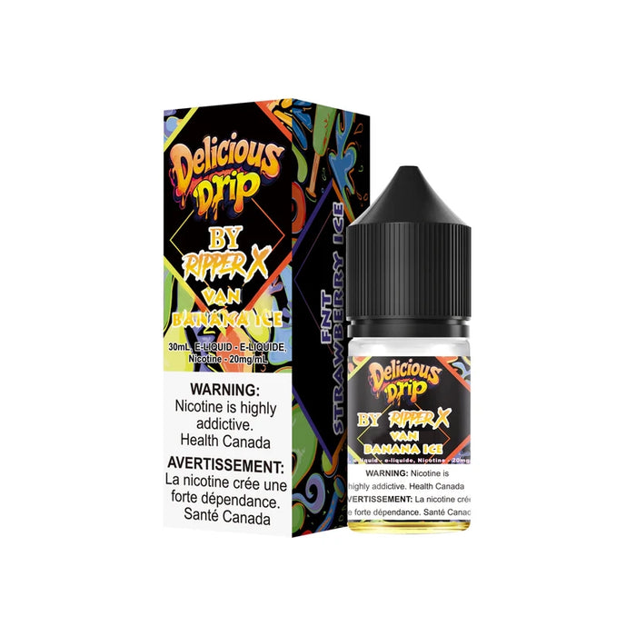 Delicious Drip by Ripper X Salt - Van Banana Ice 30ml
