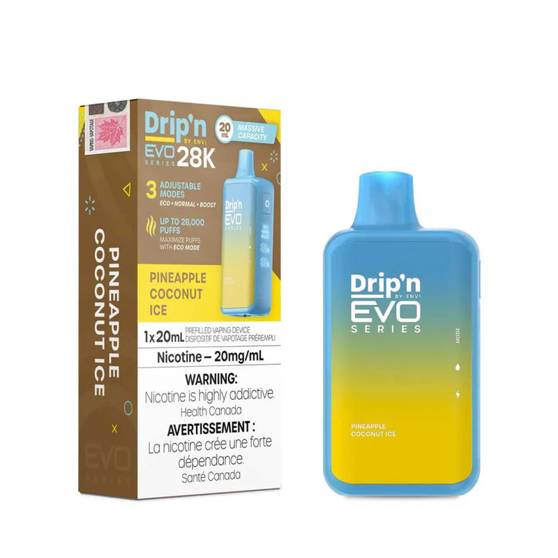 Drip'n by ENVI EVO Series 28K Disposable - Pineapple Coconut Ice 20mg