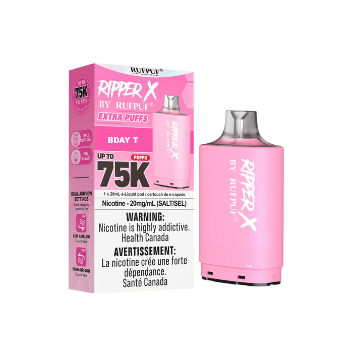 RIPPER X by RUFPUF 75K Pod - Bday T 20mg