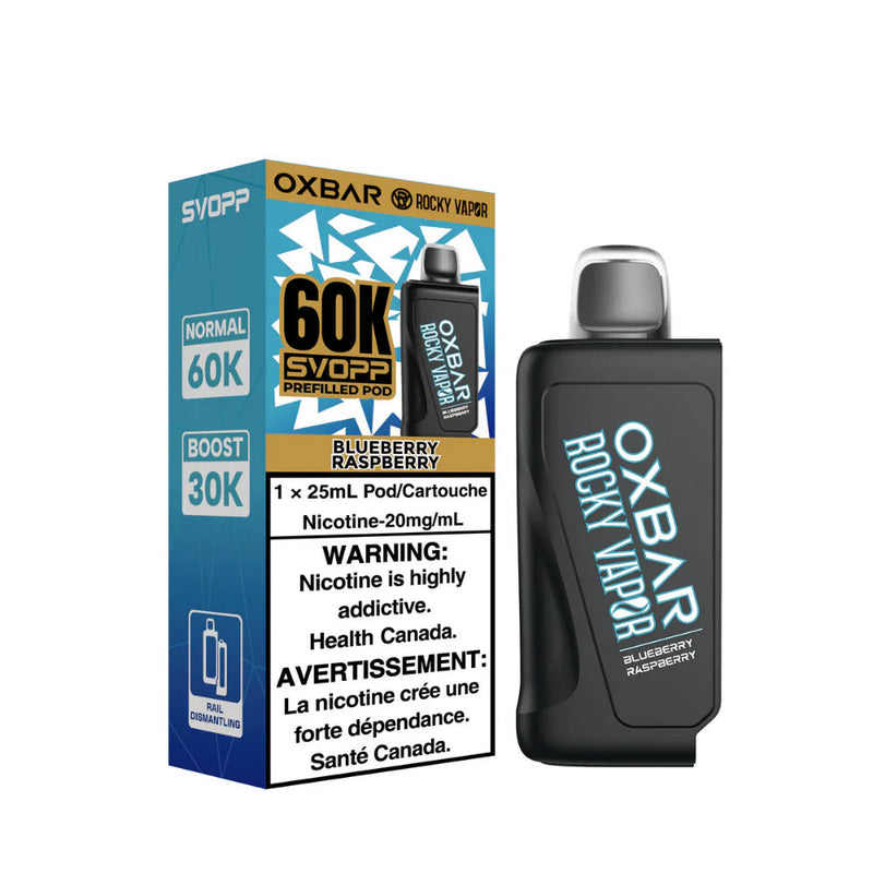 Oxbar Rocky Vapor SVOPP 60K Pod - Blueberry Raspberry 20mg