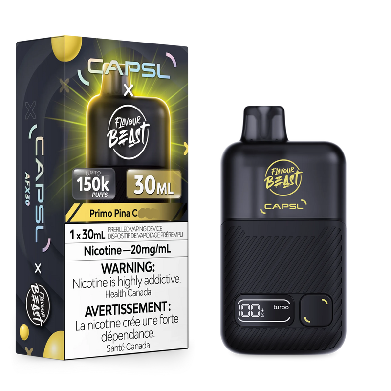 CAPSL AFX30 150K Disposable - Primo Pina C. Iced 20mg