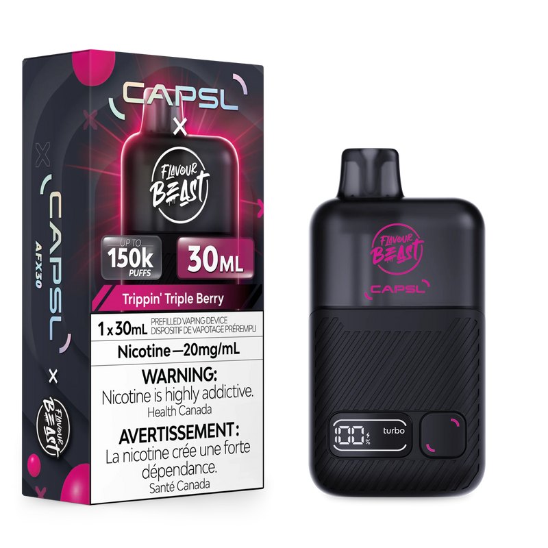 CAPSL AFX30 150K Disposable - Trippin' Triple Berry 20mg